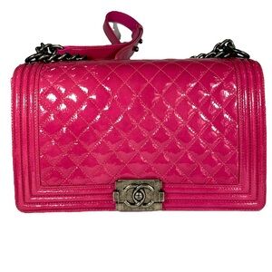 Chanel Large Pink Boy Bag
